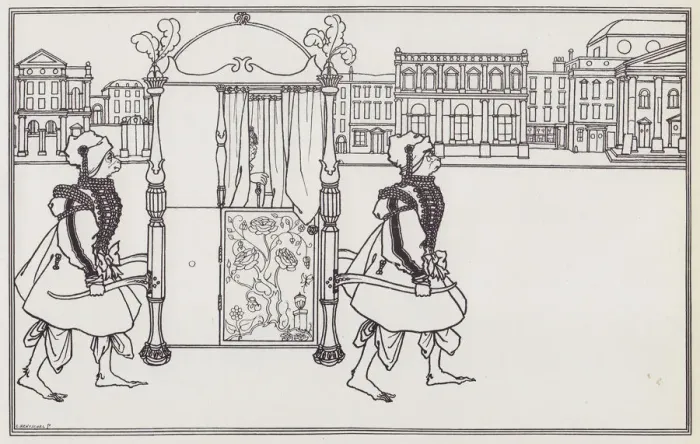Framed Print : Frontispiece for Juvenal, 1894. Creator: Aubrey Beardsley Framed Print : Frontispiece for Juvenal, 1894. Creator: Aubrey Beardsley