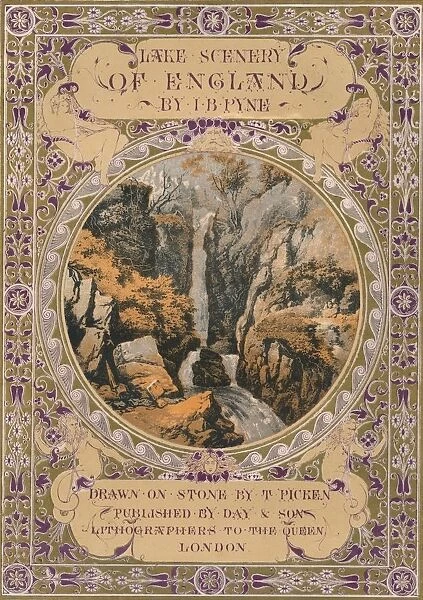 Frontispiece to Lake Scenery of England by J. B. Pyne, 1850s. Creator: Thomas Picken