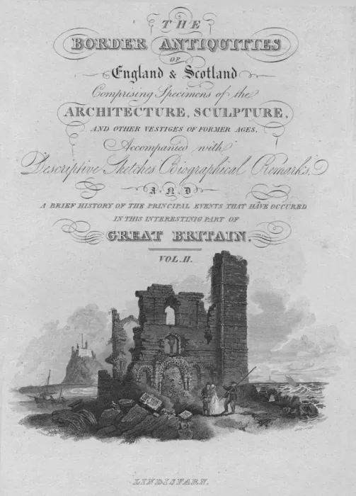 Framed Print : Frontispiece - Lindisfarn, 1814. Artist: John Greig Framed Print : Frontispiece - Lindisfarn, 1814. Artist: John Greig