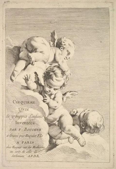 Framed Print : Frontispiece, mid to late 18th century. Creator: Jacques Gabriel Huquier Framed Print : Frontispiece, mid to late 18th century. Creator: Jacques Gabriel Huquier
