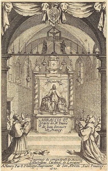 Frontispiece for the Miracles and Graces of Our Lady of 'Bon-Secours-les-Nancy'