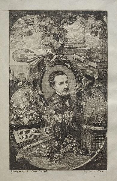 Frontispiece for New Works of Champfleury, The Friends of Nature: Portrait