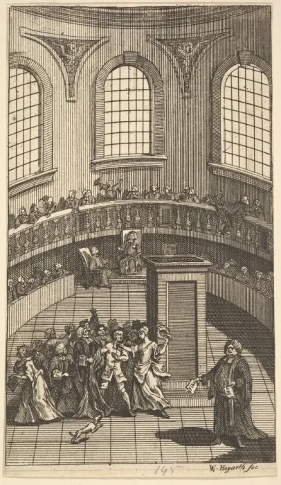 Framed Print : Frontispiece to Nicholas Amhursts Terrae-Filius, June 1726 Framed Print : Frontispiece to Nicholas Amhursts Terrae-Filius, June 1726