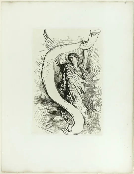 Framed Print : Frontispiece, from Othello, 1844. Creator: Theodore Chasseriau Framed Print : Frontispiece, from Othello, 1844. Creator: Theodore Chasseriau