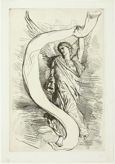 Framed Print : Frontispiece, from Othello, 1844. Creator: Theodore Chasseriau Framed Print : Frontispiece, from Othello, 1844. Creator: Theodore Chasseriau