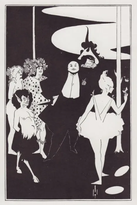 Framed Print : Frontispiece to Plays'by John Davidson, 1893. Creator: Aubrey Beardsley Framed Print : Frontispiece to Plays'by John Davidson, 1893. Creator: Aubrey Beardsley