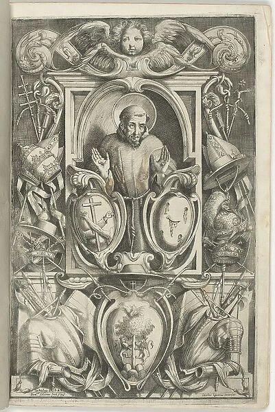 Frontispiece with Portrait of Saint Francis, 1612. Creator: Jacopo Ligozzi