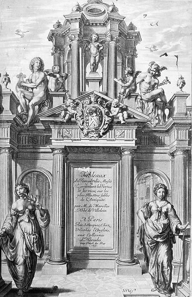 Frontispiece of Tableaux du Temple des Muses, 1655. Artist: Michel de Marolles