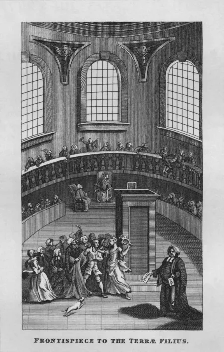 Framed Print : Frontispiece to the Terrae Filius, 1808, (1827). Creator: Thomas Cook Framed Print : Frontispiece to the Terrae Filius, 1808, (1827). Creator: Thomas Cook