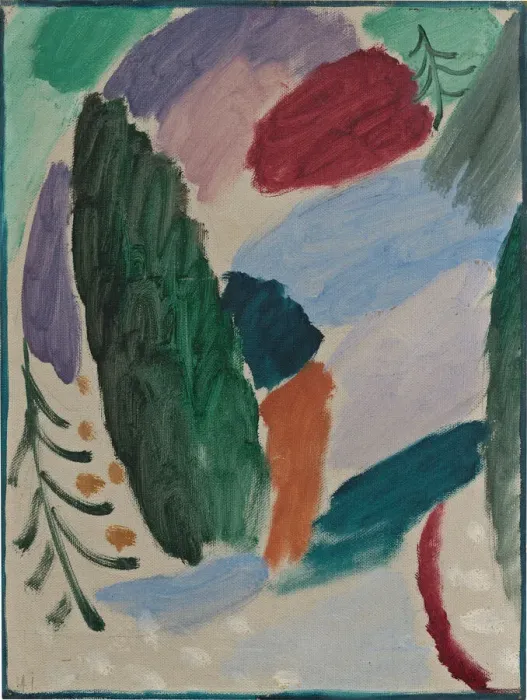 Framed Print : Frosty Day, 1915. Creator: Alexei Jawlensky Framed Print : Frosty Day, 1915. Creator: Alexei Jawlensky