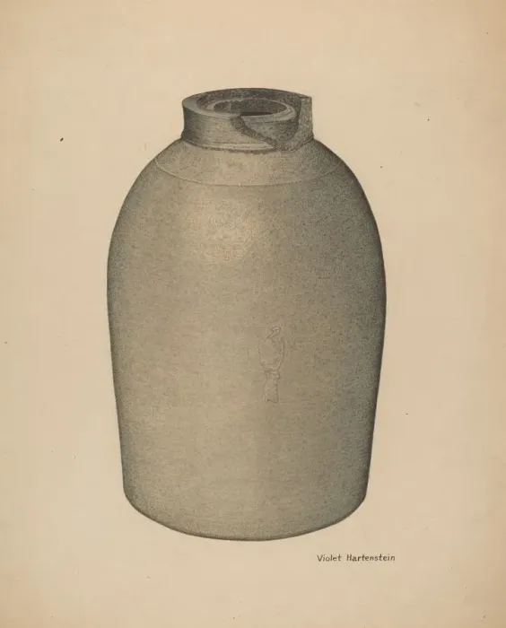 Framed Print : Fruit Jar, c. 1940. Creator: Violet Hartenstein Framed Print : Fruit Jar, c. 1940. Creator: Violet Hartenstein