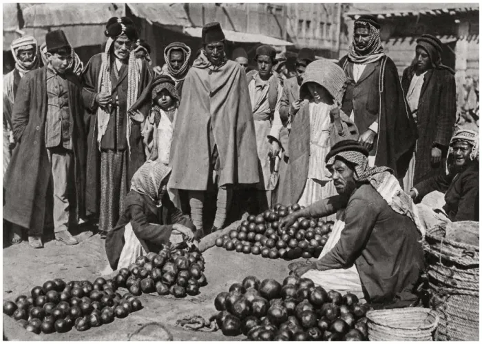 Framed Print : Fruit market in Baghdad, Iraq, 1925. Artist: A Kerim Framed Print : Fruit market in Baghdad, Iraq, 1925. Artist: A Kerim
