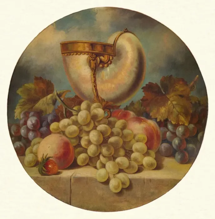 Framed Print : Fruit Piece, c1850, (1938) Framed Print : Fruit Piece, c1850, (1938)