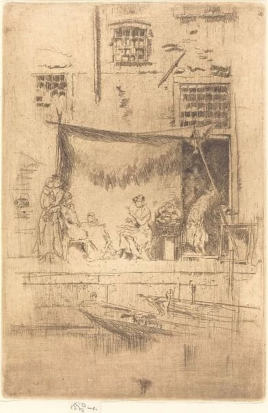Fruit-Stall, 1880. Creator: James Abbott McNeill Whistler