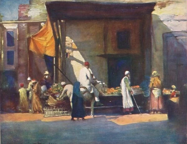 Fruit Stall, 1903. Artist: Mortimer L Menpes