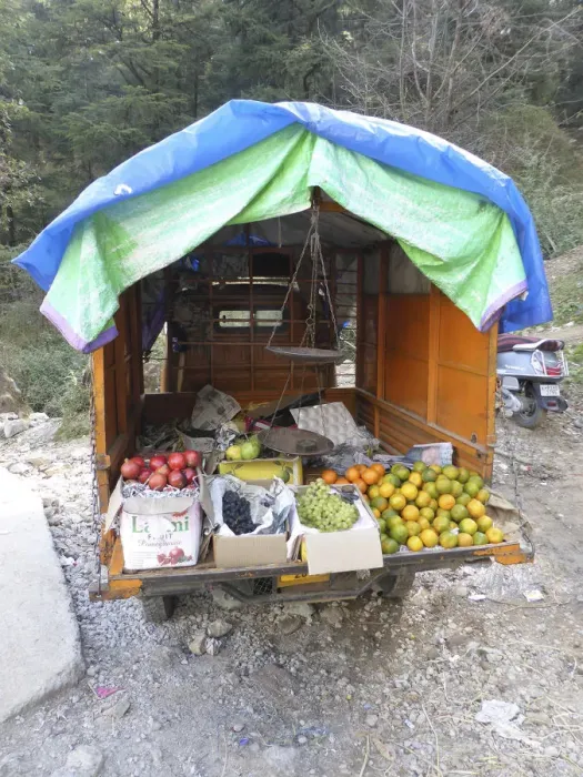 Framed Print : Fruit stall in Dharamshala Himachal Pradesh India 2017. Creator: Unknown Framed Print : Fruit stall in Dharamshala Himachal Pradesh India 2017. Creator: Unknown
