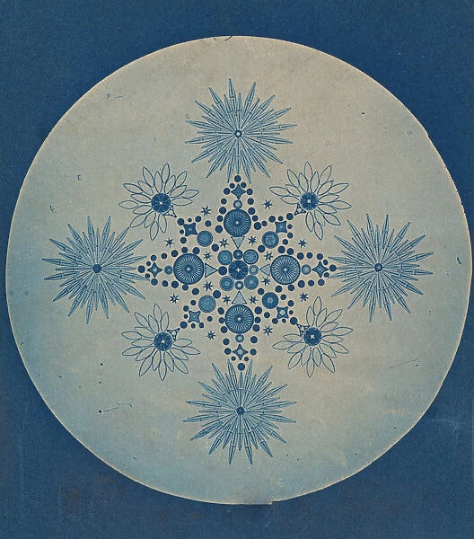 [Frustules of Diatoms], ca. 1870. Creator: Attributed to Julius Wiesner