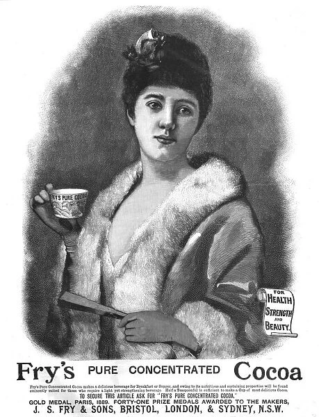 Frys Pure Concentrated Cocoa, 1890. Creator: Unknown