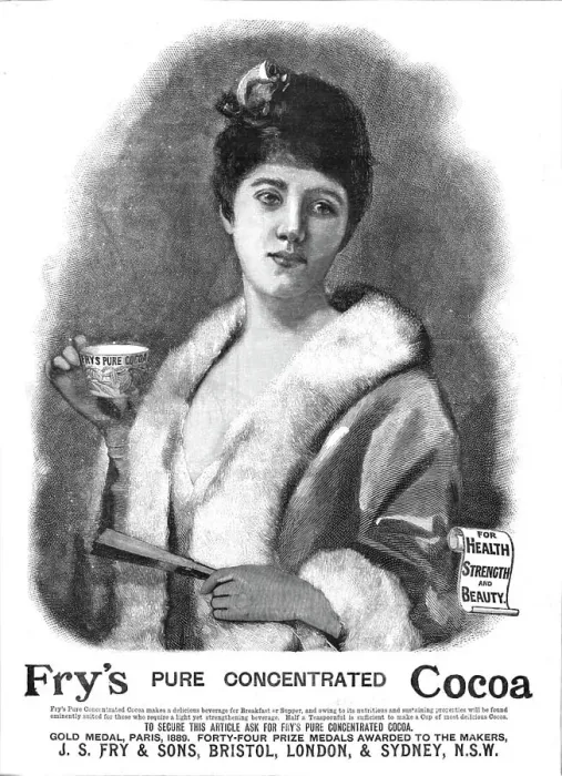 Framed Print : Fry's Pure Concentrated Cocoa, 1890. Creator: Unknown Framed Print : Fry's Pure Concentrated Cocoa, 1890. Creator: Unknown