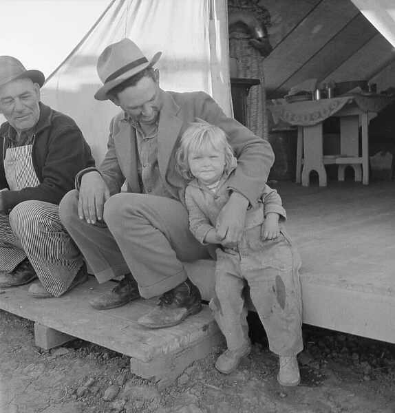 FSA migratory labor camp, Brawley, California, 1939. Creator: Dorothea Lange