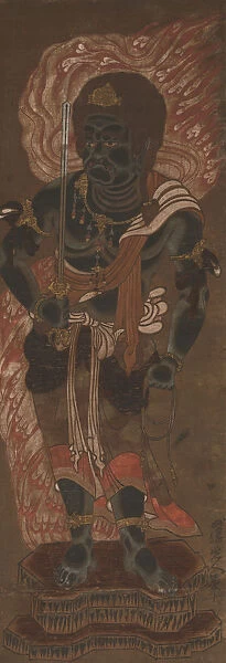 Fudo Myoo, 14th century. Creators: Ryushu Shutaku, Unknown