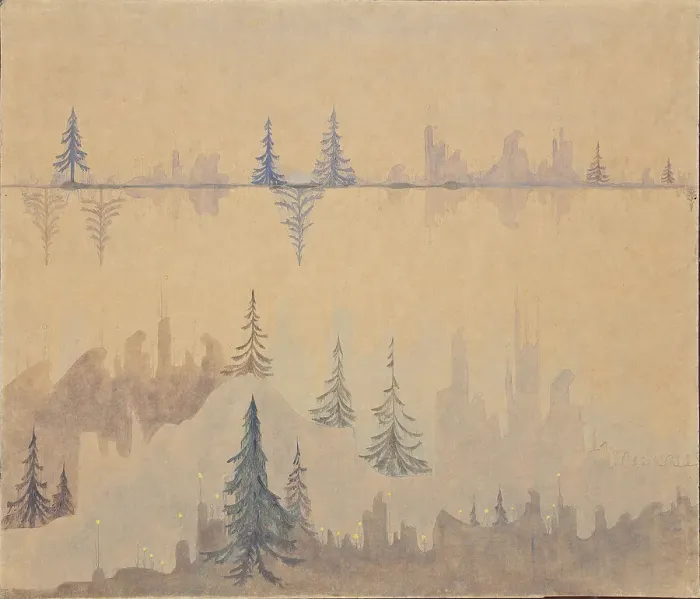 Framed Print : Fugue. From the diptych Prelude. Fugue, 1908. Creator: Ciurlionis, Mikalojus Konstantinas (1875-1911) Framed Print : Fugue. From the diptych Prelude. Fugue, 1908. Creator: Ciurlionis, Mikalojus Konstantinas (1875-1911)