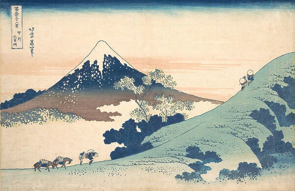 Fuji from Inume (?) Pass. Creator: Hokusai