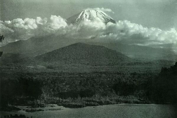Fuji at Sunrise, 1910. Creator: Herbert Ponting