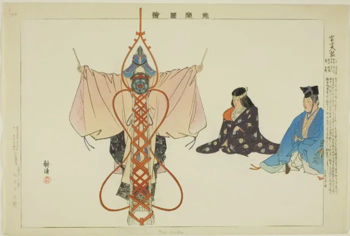 Framed Print : Fuji Taiko, from the series Pictures of No Performances (Nogaku Zue), 1898. Creator: Kogyo Tsukioka. Fuji Taiko, from the series Pictures of No Performances (Nogaku Zue), 1898. Creator: Kogyo Tsukioka Framed Print : Fuji Taiko, from the series Pictures of No Performances (Nogaku Zue), 1898. Creator: Kogyo Tsukioka. Fuji Taiko, from the series Pictures of No Performances (Nogaku Zue), 1898. Creator: Kogyo Tsukioka