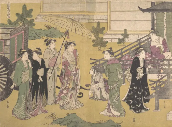 Framed Print : Fuji no Uraha, ca. 1790. Creator: Hosoda Eishi Framed Print : Fuji no Uraha, ca. 1790. Creator: Hosoda Eishi