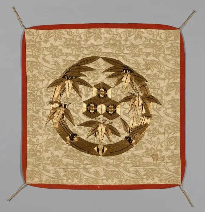 Framed Print : Fukusa (Gift Cover), Japan, Appliqued fabric: Edo period (1615-1868), late 18th century Framed Print : Fukusa (Gift Cover), Japan, Appliqued fabric: Edo period (1615-1868), late 18th century