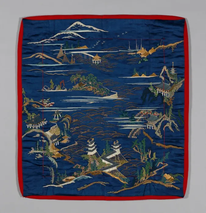 Framed Print : Fukusa (Gift Cover), Japan, late Edo period (1789-1868), early 19th century Framed Print : Fukusa (Gift Cover), Japan, late Edo period (1789-1868), early 19th century