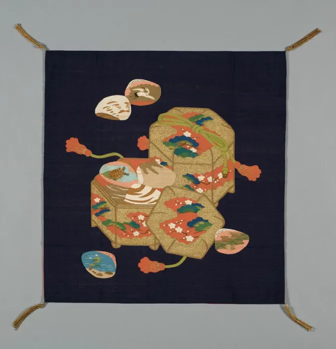 Framed Print : Fukusa (Gift Cover), Japan, late Edo period (1789-1868)  /  Meiji period (1868-1912)