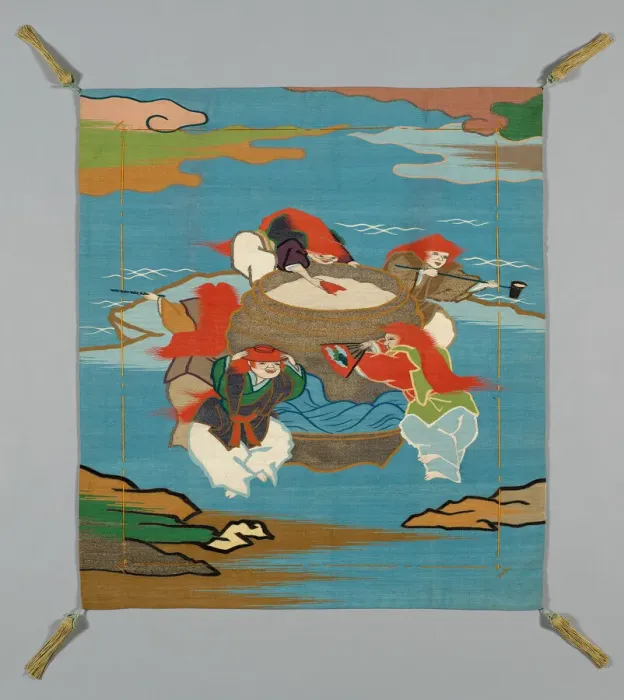 Framed Print : Fukusa (Gift Cover), Japan, late Edo period (1789-1868)  /  Meiji period (1868-1912)