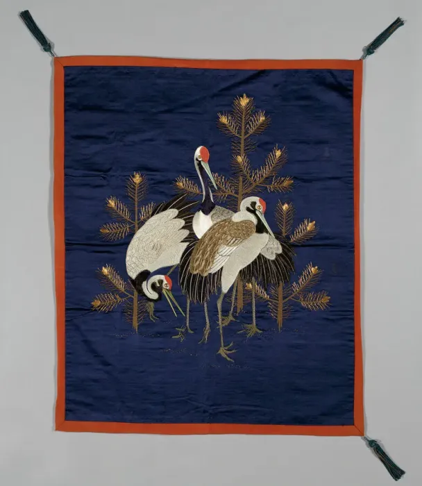 Framed Print : Fukusa (Gift Cover), Japan, Meiji period (1868-1912), late 19th century. Creator: Unknown Framed Print : Fukusa (Gift Cover), Japan, Meiji period (1868-1912), late 19th century. Creator: Unknown