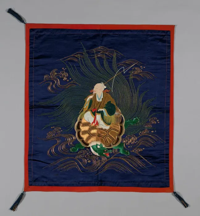 Framed Print : Fukusa (Gift Cover), Japan, Meiji period (1868-1912), late 19th century. Creator: Unknown Framed Print : Fukusa (Gift Cover), Japan, Meiji period (1868-1912), late 19th century. Creator: Unknown