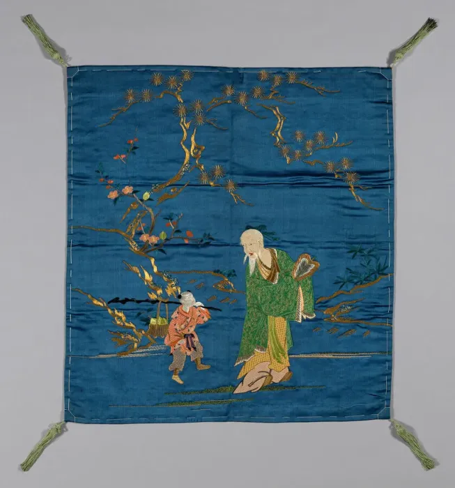 Framed Print : Fukusa (Gift Cover), Japan, Meiji period (1868-1912), late 19th century. Creator: Unknown Framed Print : Fukusa (Gift Cover), Japan, Meiji period (1868-1912), late 19th century. Creator: Unknown