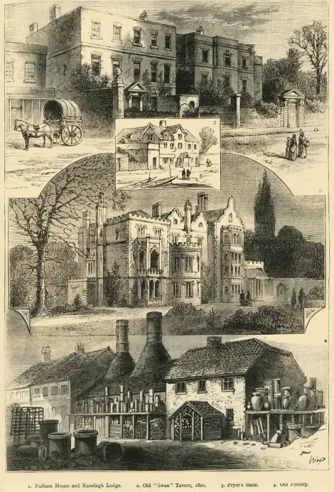 Framed Print : In and Out About Fulham, (c1878). Creator: Unknown Framed Print : In and Out About Fulham, (c1878). Creator: Unknown