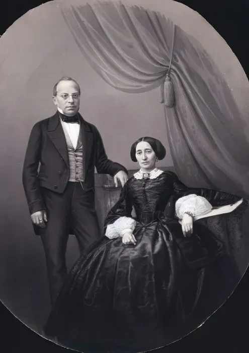Framed Print : Full-length cabinet portrait, 1860-1865. Creator: Unknown Framed Print : Full-length cabinet portrait, 1860-1865. Creator: Unknown