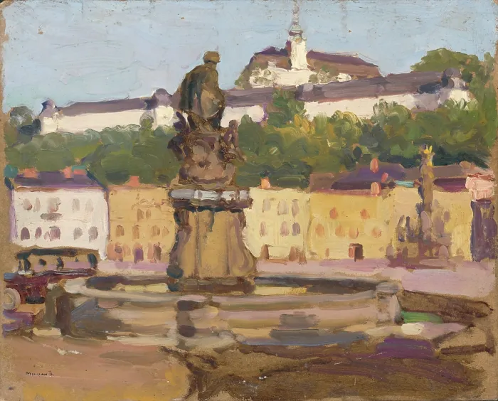 Framed Print : Fulnek, around 1930. Creator: Teodor Jozef Mousson Framed Print : Fulnek, around 1930. Creator: Teodor Jozef Mousson