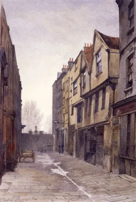 Framed Print : Fulwood Place, Holborn, London, 1881. Artist: John Crowther Framed Print : Fulwood Place, Holborn, London, 1881. Artist: John Crowther