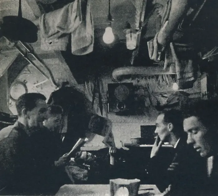 Framed Print : Functional use of space on the mess deck, 1941. Artist: Cecil Beaton Framed Print : Functional use of space on the mess deck, 1941. Artist: Cecil Beaton