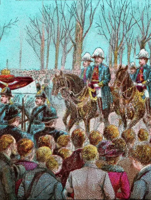 Framed Print : The Funeral Cortege of Queen Victoria followed by King Edward VII, 1901 (c1902) Framed Print : The Funeral Cortege of Queen Victoria followed by King Edward VII, 1901 (c1902)