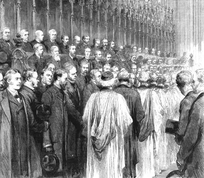 Framed Print : The Funeral of the Late Right Hon. W.H.Smith held at Westminster Abbey; The Procession... 1891. Creator: Unknown Framed Print : The Funeral of the Late Right Hon. W.H.Smith held at Westminster Abbey; The Procession... 1891. Creator: Unknown