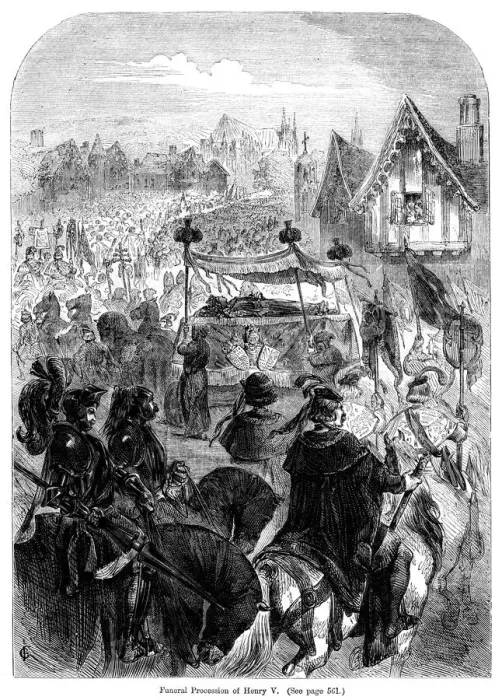 Framed Print : The funeral procession of King Henry V, 1422 Framed Print : The funeral procession of King Henry V, 1422