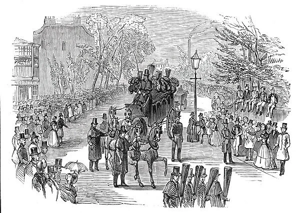 Funeral procession of the late Dr. Dalton, 1844. Creator: Unknown