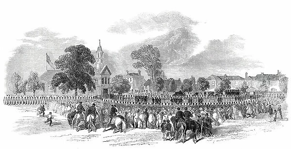 Funeral of His Royal Highness the Duke of Cambridge - the Procession at Kew, 1850. Creator: Smyth