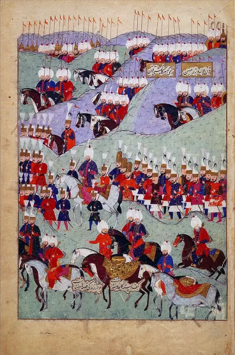 Framed Print : Funeral of Sultan Suleyman the Magnificent. (History of Sultan Suleyman), 1579. Artist: Anonymous Framed Print : Funeral of Sultan Suleyman the Magnificent. (History of Sultan Suleyman), 1579. Artist: Anonymous