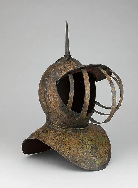 Funerary Close Helmet, England, 1600  /  1700. Creator: Unknown