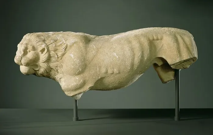 Framed Print : Funerary Lion, about 350 BC. Creator: Unknown Framed Print : Funerary Lion, about 350 BC. Creator: Unknown